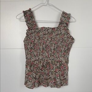Old Navy Smocked Peplum Top